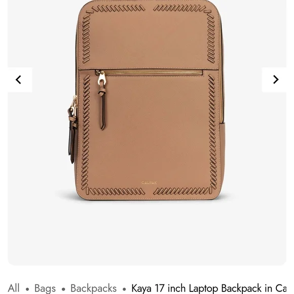 Calpak Mauve Laptop Backpack - Picture 4 of 6